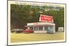 The Inferno Drive-In, Roadside Retro-null-Mounted Art Print