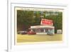 The Inferno Drive-In, Roadside Retro-null-Framed Premium Giclee Print