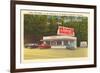 The Inferno Drive-In, Roadside Retro-null-Framed Premium Giclee Print