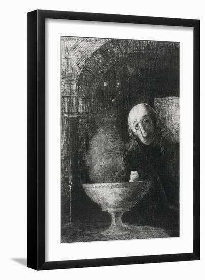 The Infinite Search, from Night, 1886-Odilon Redon-Framed Giclee Print