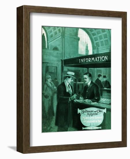 The Information Man-Charles H. Dickson-Framed Giclee Print