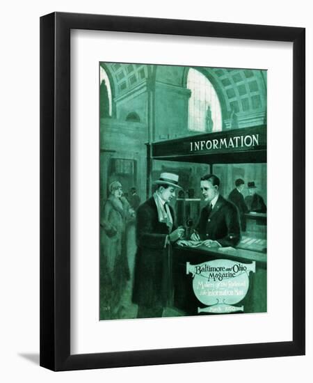 The Information Man-Charles H. Dickson-Framed Giclee Print