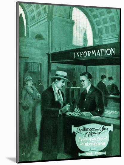 The Information Man-Charles H. Dickson-Mounted Giclee Print