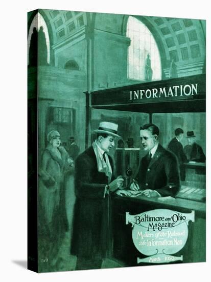 The Information Man-Charles H. Dickson-Stretched Canvas