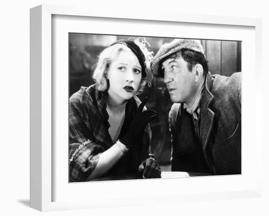 The Informer, from Left: Margot Grahame, Victor Mclaglen, 1935-null-Framed Photo