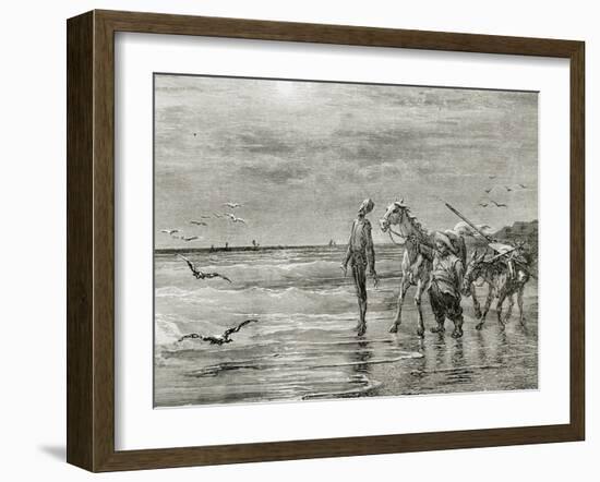 The Ingenious Hidalgo Don Quixote of La Mancha' by Miguel De Cervantes (1547-1616). Don Quixote…-null-Framed Giclee Print