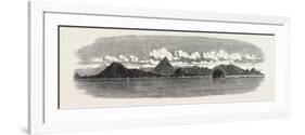 The Inland Sea of Japan: Coast of Sikok, with the City of Marungami and Castle of the Daimeo. 1868-null-Framed Giclee Print