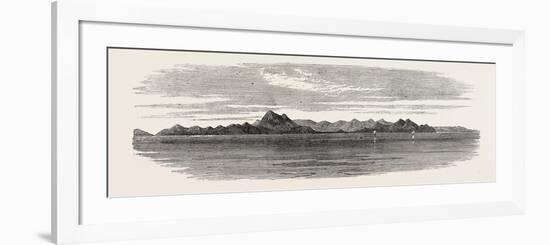 The Inland Sea of Japan: Island of Hime-Sima, in the Tsuwa Nada, and Coast of Kiusiu. 1868-null-Framed Giclee Print