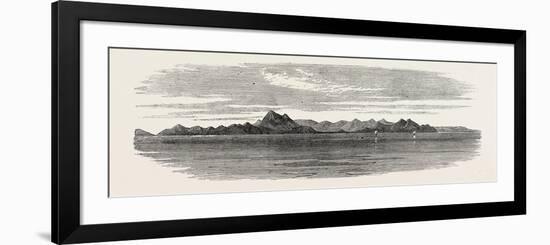 The Inland Sea of Japan: Island of Hime-Sima, in the Tsuwa Nada, and Coast of Kiusiu. 1868-null-Framed Giclee Print