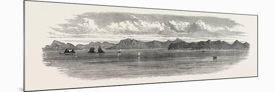 The Inland Sea of Japan: the Bingo Nada, with Yosima Island and Villages. 1868-null-Mounted Premium Giclee Print