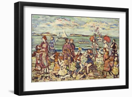 The Inlet-Maurice Brazil Prendergast-Framed Giclee Print