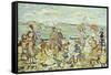 The Inlet-Maurice Brazil Prendergast-Framed Stretched Canvas