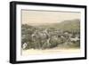 The Inn and Mt. Tom, Woodstock, Vermont-null-Framed Art Print