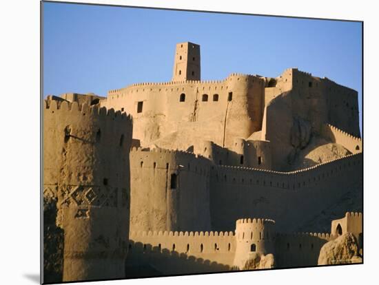 The Inner Citadel, Arg-E Bam, Bam, Iran, Middle East-David Poole-Mounted Photographic Print