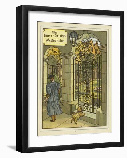 The Inner Cloisters of Westminster-Thomas Crane-Framed Giclee Print