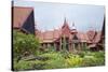 The Inner Courtyard of the National Museum in Phnom Penh, Cambodia-null-Stretched Canvas