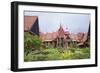 The Inner Courtyard of the National Museum in Phnom Penh, Cambodia-null-Framed Giclee Print