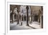 The inner courtyard of the Palazzo Medici Riccardi, Florence, UNESCO World Heritage Site, Tuscany, -Julian Elliott-Framed Photographic Print