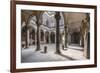 The inner courtyard of the Palazzo Medici Riccardi, Florence, UNESCO World Heritage Site, Tuscany, -Julian Elliott-Framed Photographic Print