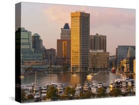 The Inner Harbor, Baltimore.-Jon Hicks-Stretched Canvas