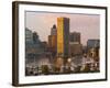 The Inner Harbor, Baltimore.-Jon Hicks-Framed Photographic Print