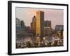 The Inner Harbor, Baltimore.-Jon Hicks-Framed Photographic Print