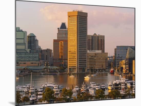 The Inner Harbor, Baltimore.-Jon Hicks-Mounted Photographic Print