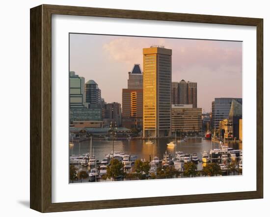 The Inner Harbor, Baltimore.-Jon Hicks-Framed Photographic Print