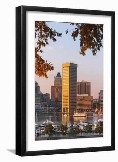 The Inner Harbor, Baltimore.-Jon Hicks-Framed Photographic Print