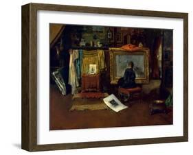 The Inner Studio, Tenth Street, 1882-William Merritt Chase-Framed Giclee Print