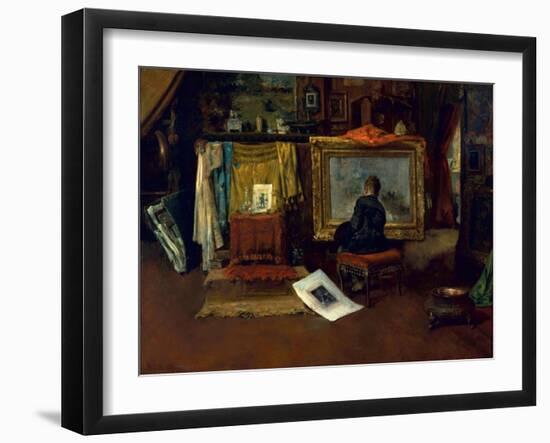 The Inner Studio, Tenth Street, 1882-William Merritt Chase-Framed Giclee Print