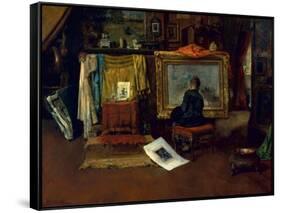 The Inner Studio, Tenth Street, 1882-William Merritt Chase-Framed Stretched Canvas