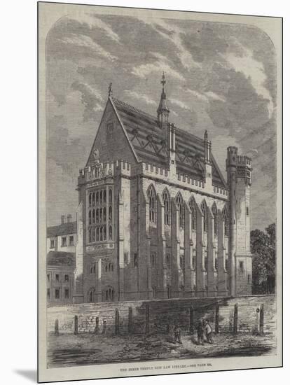 The Inner Temple New Law Library-null-Mounted Giclee Print