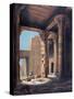 The Inner Temple, Philae, Egypt, 1842-E Weidenbach-Stretched Canvas