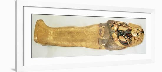 The Innermost Coffin of the King, from the Tomb of Tutankhamun-Egyptian 18th Dynasty-Framed Premium Giclee Print