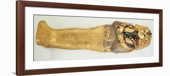 The Innermost Coffin of the King, from the Tomb of Tutankhamun-Egyptian 18th Dynasty-Framed Premium Giclee Print