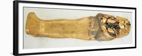 The Innermost Coffin of the King, from the Tomb of Tutankhamun-Egyptian 18th Dynasty-Framed Premium Giclee Print