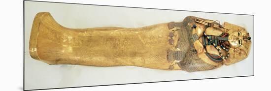 The Innermost Coffin of the King, from the Tomb of Tutankhamun-Egyptian 18th Dynasty-Mounted Giclee Print