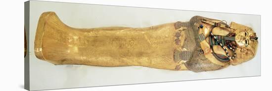 The Innermost Coffin of the King, from the Tomb of Tutankhamun-Egyptian 18th Dynasty-Stretched Canvas