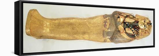 The Innermost Coffin of the King, from the Tomb of Tutankhamun-Egyptian 18th Dynasty-Framed Stretched Canvas