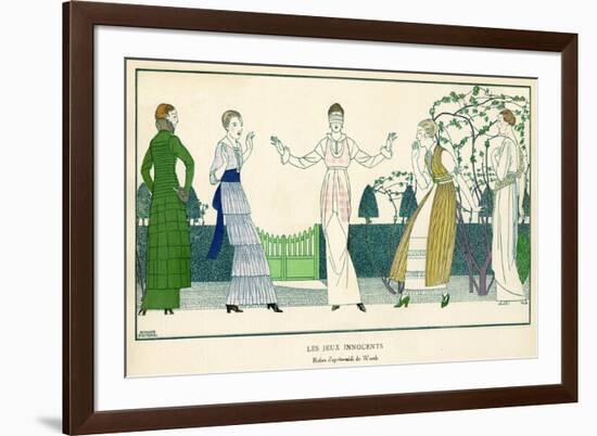 The Innocent Games 1914-Bernard Boutet De Monvel-Framed Premium Giclee Print