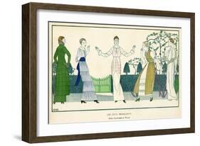 The Innocent Games 1914-Bernard Boutet De Monvel-Framed Art Print