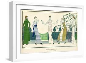 The Innocent Games 1914-Bernard Boutet De Monvel-Framed Art Print