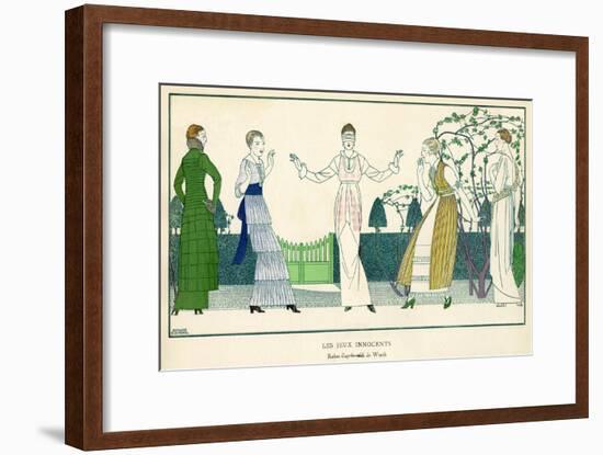 The Innocent Games 1914-Bernard Boutet De Monvel-Framed Art Print