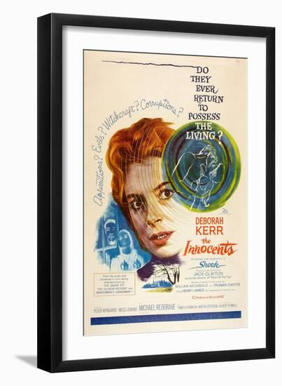 The Innocents Art: Center: Deborah Kerr, 1961-null-Framed Art Print