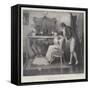 The Inquisitive Lover-Rowland Holyoake-Framed Stretched Canvas