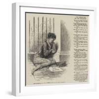 The Inscription on the Pavement-Joseph Kenny Meadows-Framed Giclee Print