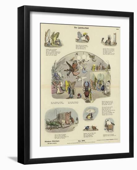 The Insects' Ball-null-Framed Giclee Print