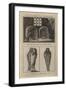 The Inside of an Egyptian-Sepulchre, Egyptian-Mummies-null-Framed Giclee Print