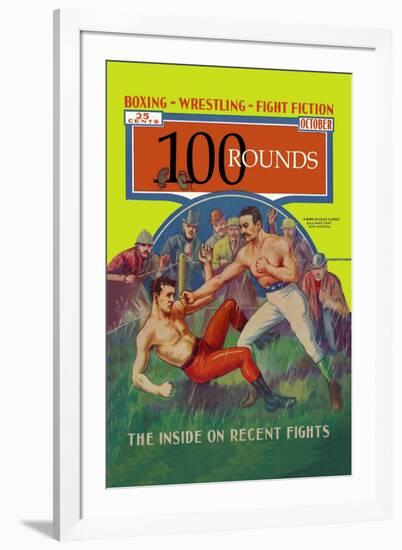 The Inside on Recent Fights-null-Framed Art Print